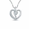 Thumbnail Image 0 of Sirena™ 1/7 CT. T.W. Diamond Heart Pendant in 14K White Gold