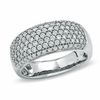 Thumbnail Image 1 of 1 CT. T.W. Diamond Pavé Anniversary Ring in 14K White Gold