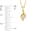 Thumbnail Image 2 of Sirena™ 1/10 CT. Diamond Solitaire Pendant in 14K Gold