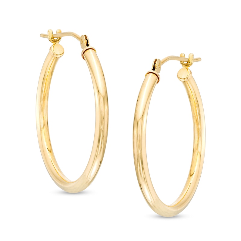 Main Image 1 of 23.0mm Hoop Earrings in 14K Gold