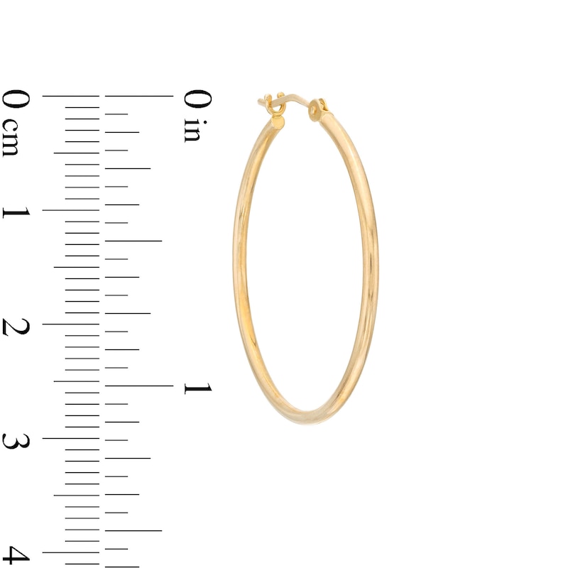 28.0mm Hoop Earrings in 14K Gold
