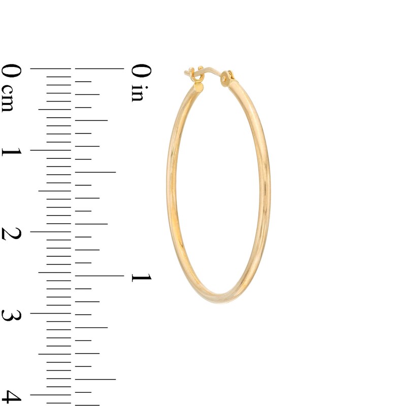 28.0mm Hoop Earrings in 14K Gold