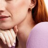 Thumbnail Image 2 of 15.0mm Polished Ribbed Hoop Earrings in 14K Gold