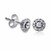 Thumbnail Image 0 of 3/8 CT. T.W. Diamond Circle Frame Stud Earrings in 14K White Gold