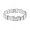 Thumbnail Image 0 of Men's 3/4 CT. T.W. Diamond Bracelet in Stainless Steel - 8.5"