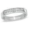 Men's 1/4 CT. T.W. Diamond Wedding Band In 10K White Gold