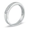 Thumbnail Image 1 of Men's 1/4 CT. T.W. Diamond Wedding Band in 10K White Gold