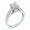 Thumbnail Image 0 of 1-1/5 CT. T.W. Certified Princess-Cut Diamond Engagement Ring in 14K White Gold (J/I2)