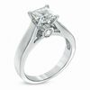 Thumbnail Image 1 of 1-1/5 CT. T.W. Certified Princess-Cut Diamond Engagement Ring in 14K White Gold (J/I2)