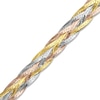 Thumbnail Image 1 of 7.0mm Herringbone Chain Bracelet in 10K Tri-Tone Gold - 7.5"