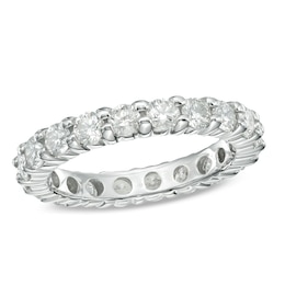 Ladies' 2 CT. T.W. Diamond Eternity Wedding Band in 14K White Gold