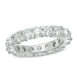 3 CT. T.W. Diamond 4.0mm Eternity Band in 14K White Gold