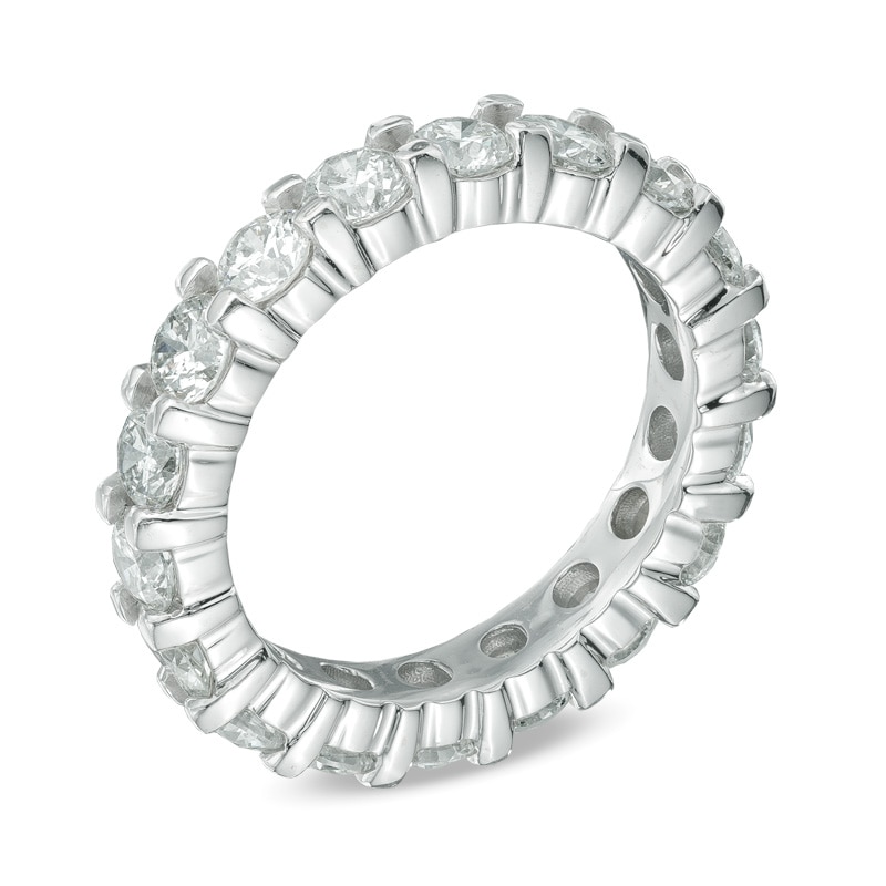 3 CT. T.W. Diamond 4.0mm Eternity Band in 14K White Gold