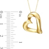 Thumbnail Image 2 of Electroform Heart Pendant in 14K Gold