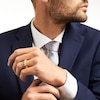 Thumbnail Image 2 of Men's 1/2 CT. T.W. Diamond Triple Row Wedding Band in 10K Gold