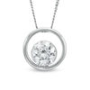 Thumbnail Image 1 of 3/4 CT. Certified Canadian Diamond Solitaire Pendant in 14K White Gold (I/I2)