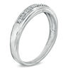 Thumbnail Image 2 of Diamond Accent Wedding Band in 10K White Gold