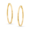 Thumbnail Image 0 of 40.0mm Square Hoop Earrings in 14K Gold