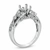Thumbnail Image 2 of 1/4 CT. T.W. Diamond Filigree Semi-Mount in 14K White Gold