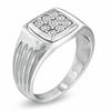 Thumbnail Image 1 of Men's Diamond Accent Ring in Sterling Silver