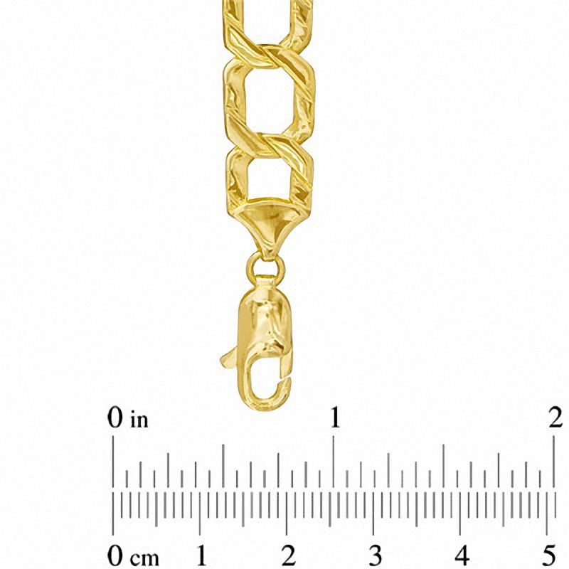 Men's 1/4 CT. T.W. Diamond Bracelet in 18K Gold Vermeil - 8.5"