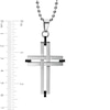 Thumbnail Image 2 of Men's Cross Pendant in Stainless Steel - 22"