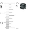Thumbnail Image 2 of 3 CT. T.W. Black Diamond Solitaire Stud Earrings in 14K White Gold