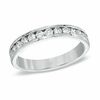 Thumbnail Image 0 of 1/2 CT. T.W. Certified Diamond Anniversary Band in 18K White Gold (E/I1)