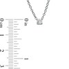 Thumbnail Image 2 of 1/7 CT. Certified Canadian Diamond Solitaire Necklace in 14K White Gold (I/I2)