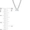 Thumbnail Image 2 of 1/3 CT. Certified Canadian Diamond Solitaire Necklace in 14K White Gold (I/I2)