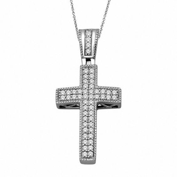 Zales outlet cross necklace deals