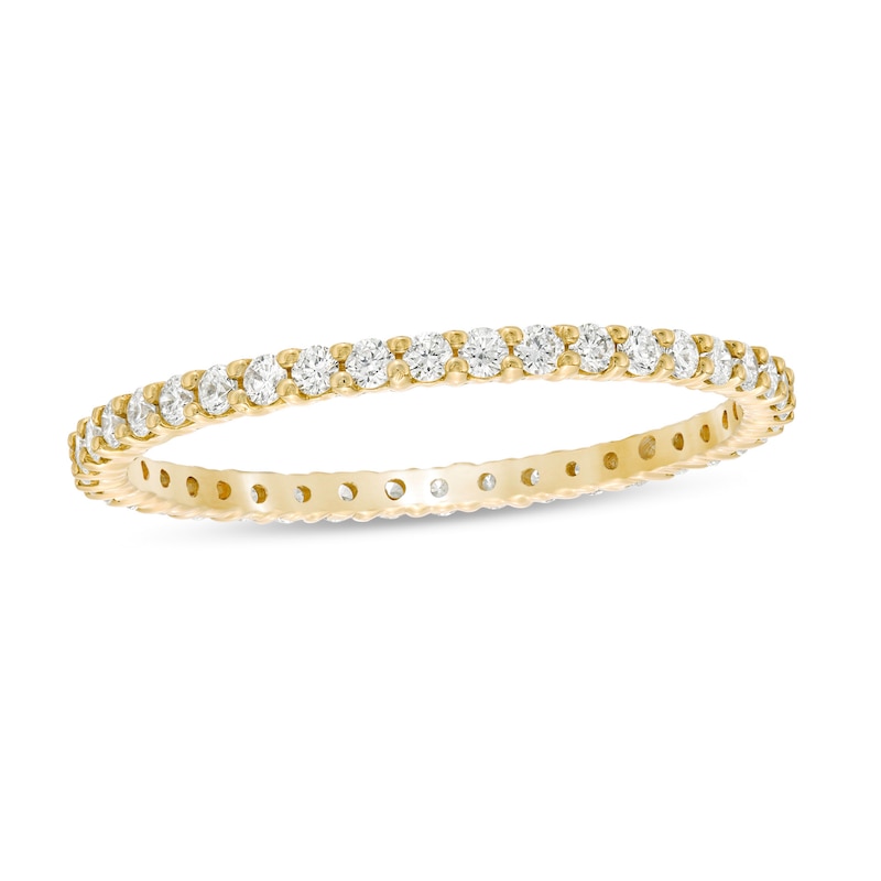 Main Image 1 of 1/2 CT. T.W. Diamond Eternity Wedding Band in 14K Gold