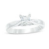 Thumbnail Image 1 of Celebration Ideal 1/2 CT. Princess-Cut Diamond Solitaire Engagement Ring in 14K White Gold (I/I1)