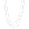 Thumbnail Image 0 of 4.5 - 8.0mm Cultured Freshwater Pearl Multi-Layered Necklace in Sterling Silver