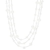 Thumbnail Image 1 of 4.5-8.0mm Freshwater Cultured Pearl Multi-Layered Necklace in Sterling Silver