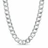 Thumbnail Image 1 of Men's 7.0mm Curb Chain Necklace in Solid Sterling Silver - 22"