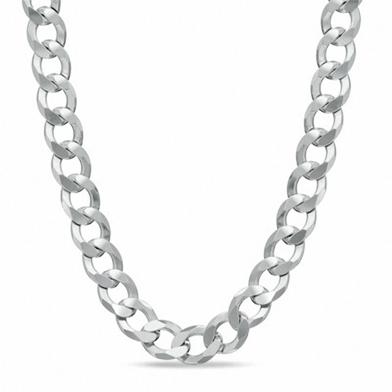 Flat Curb Chain Solid 925 Sterling Silver Mens Necklaces Italian Style  HEAVY NEW | eBay