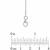 Thumbnail Image 2 of Ladies' 1.1mm Snake Chain Necklace in Sterling Silver - 16"