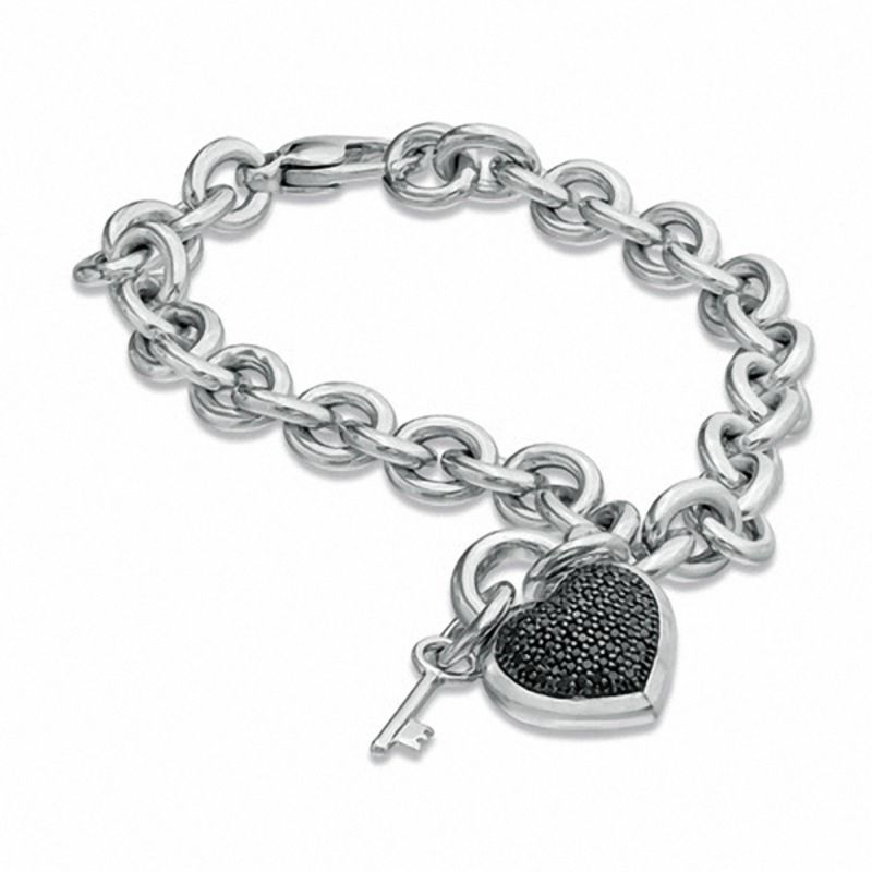 Key charm bracelet sale
