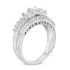 Thumbnail Image 2 of 1-1/2 CT. T.W. Princess-Cut Diamond Three Stone Engagement Ring in 14K White Gold