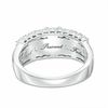 Thumbnail Image 2 of 1-1/2 CT. T.W. Princess-Cut Diamond Three Stone Engagement Ring in 14K White Gold