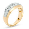 Thumbnail Image 2 of 1/2 CT. T.W. Diamond Five Stone Anniversary Band in 10K Two-Tone Gold