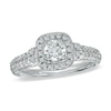 Thumbnail Image 1 of Vera Wang Love Collection 3/4 CT. T.W. Diamond Frame Engagement Ring in 14K White Gold