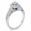 Thumbnail Image 2 of Vera Wang Love Collection 3/4 CT. T.W. Diamond Frame Engagement Ring in 14K White Gold