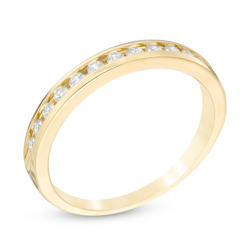 Main Image 2 of 1/4 CT. T.W. Diamond Band in 10K Gold