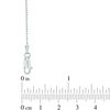 Thumbnail Image 2 of Geometric Bib Necklace in Sterling Silver - 17"