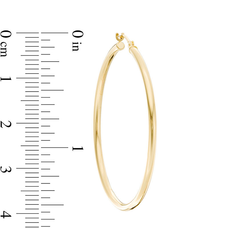 Main Image 2 of 42.0mm Hoop Earrings in 14K Gold