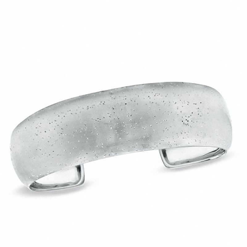 Main Image 1 of Sterling Silver 20.8mm Shimmer Cuff - 7.5"