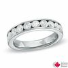Thumbnail Image 0 of 1 CT. T.W. Certified Canadian Diamond Anniversary Band in 14K White Gold (I/I1)
