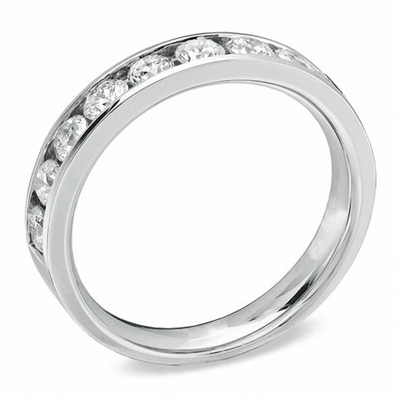 1 CT. T.W. Certified Canadian Diamond Anniversary Band in 14K White Gold (I/I1)